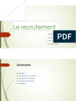 Le Recrutement