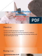 Neonatal Hearing Screening