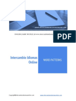 Intercambio Idiomas Online: Word Patterns