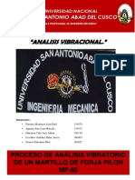 Analisis Vibracional de Martillo Forja MP-60 .