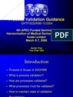 6 - APEC - SG3 - Process Validation Training KL 2008 - Gunter Frey