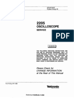 Tektronix 2205 - Oscilloscope SM