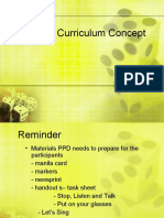 Modular Curriculum Concept