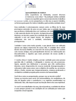 Apostila 28 - A Caridade e A Responsabilidade Do Médium