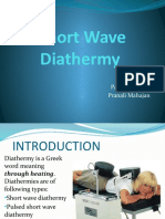 Short Wave Diathermy: by Pallavi Chogale Pranali Mahajan