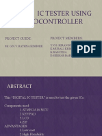 Digita Ic Tester Using Microcontroller