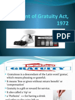 Payment of Gratuity Act, 1972