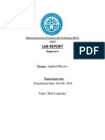 Lab Report: Applied Physics