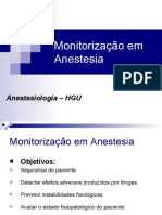 Monitorizao em Anestesia