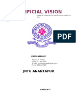 Artificial Vision: Jntu Anantapur