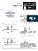 Partida Caruana Vs - Carlsen