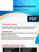 Postmodernism in Poetry - Susan - 61419012