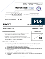 GR 7 - Term-3 Physics - Online