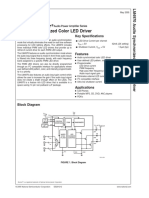 LM4970 LED - Audio Color Driver