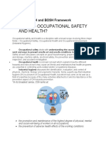 Module 1 - Osh and Bosh Framework