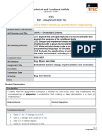 Unit 46 Assignment Embedded Systems