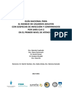 GUIA NACIONAL PARA EL MANEJO DE USUARIOS ADULTOS CON SOSPECHA DE INFECCION Y CONFIRMADOS POR SARS CoV 2 EN EL PRIMER NIVEL DE ATENCION 1