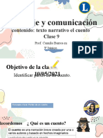 Lenguaje Clase 9 Partes Del Cuento