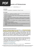 Derangements of Potassium - Emergency Medicine 2014