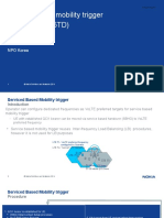 Service Based Mobility Trigger (On RL70/RL55TD) : NPO Korea