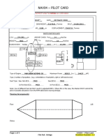 Nav04 - Pilot Card: The Officer Completing The Checklist MUST Enter His Initials As Confirmation