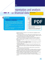 Chapter 27 Interpretaion and Analysis (A1 Ratios)