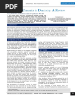 Metal Free Ceramics in Dentistry