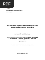 A Oralidade No Processo de Ensino-Aprendizagem