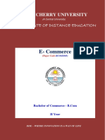 E-Commerce: Pondicherry University