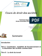 Cours de Droit Des Sociétés EST MEKNES Final-Converti (Unicode Encoding Conflict 1)