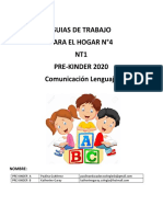 CUADERNILLO PRE KINDER N°4 Mayo