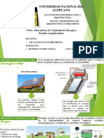 Alternativas de Captacion de Energia Y Partido Arquitectonico 