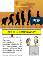 4 La Hominización