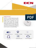 DCN WL8200 X4 Indoor 802.11ax Wi Fi 6 Dual Band Enterprise AP Datasheet V10