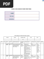 Grade 2 Cre Scheme of Work Term Three