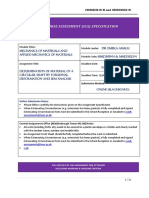 In-Course Assessment (Ica) Specification