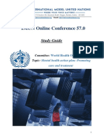 Study Guide - WHO - International MUN Online Conference 57.0