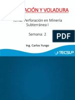 Semana 2 - Perforación en Minería Subterránea