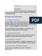 Marketing Plan Template 08