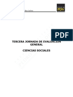 3Â° Jornada de EvaluaciÃ N General On Line Cs. Sociales 2021