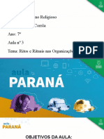 AULA PARANÁ - ER - EF - 7 Ano - Ritos e Rituais - Aula 03