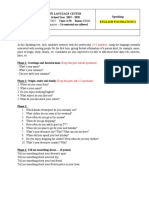 A2 Speaking Test (27 - 09 - 2019)