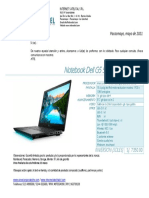 Proforma - Laptop DELL