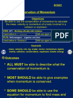 Conservation of Momentum