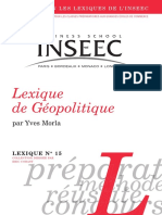 Lexique GEOPOLITIQUE