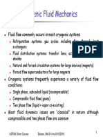 3.1 Cryogenic Fluid Mechanics: Fluid Flow Commonly Occurs in Most Cryogenic Systems