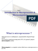 Introduction To Microprocessor & Microcomputers