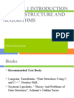 Lecture 1:introduction To Data Structure and Algorithms: Mohsin Raza Khan