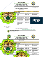 Weekly Home Learning Plan MAPEH 10