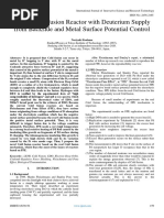 Novel Cold Fusion Reactor With Deuterium Supply From Backside and Metal Surface Potential Control